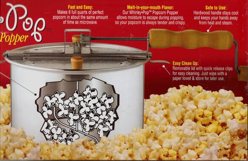 Wabash Valley Farms The Original WhirleyPop 3Minute Popcorn Popper 