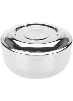 Rotekt Universal Men Stainless Steel Beard Shaving Soap Bowl Shaving Mug Container With a Mirror 
