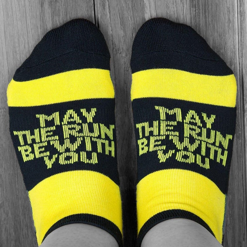 Gone For a Run Inspirational Ankle Socks for Women - Affirmation - Fun Running Socks - Runners Gifts & Motivation - Image 2