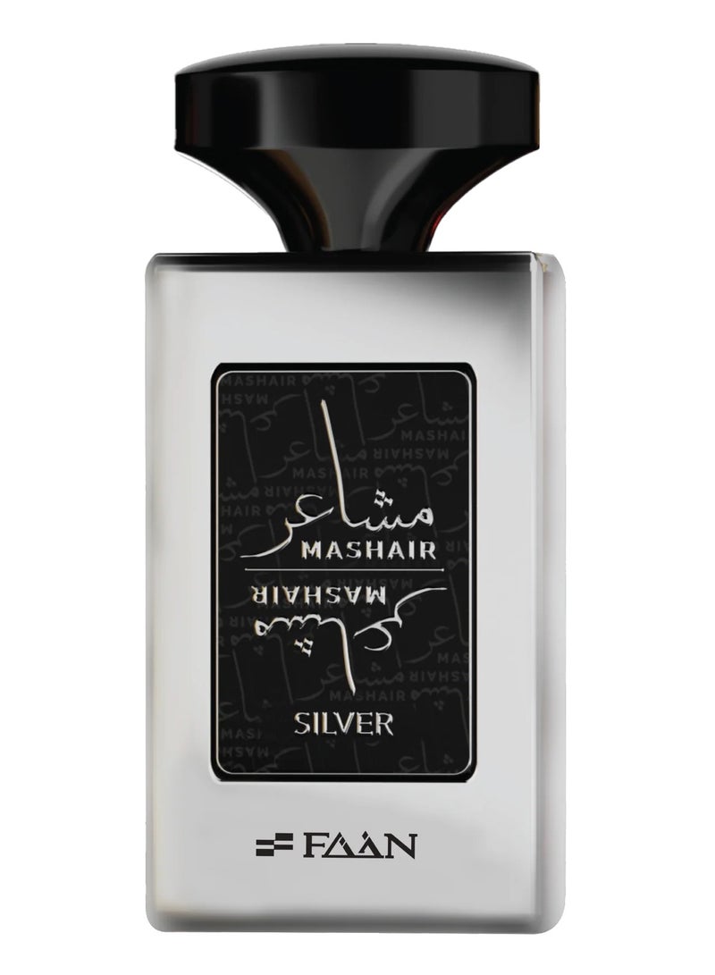 Faan Mashair Silver Eau De Parfum For Unisex - 100 ML - Image 2