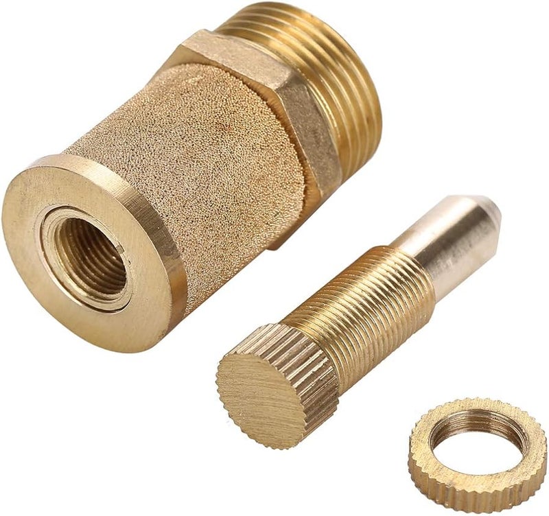 Brass Pneumatic Muffler G1 Male Thread Air Exhaust Noise Reducer Filter For Air Cylinders Solenoid Valves - Image 4