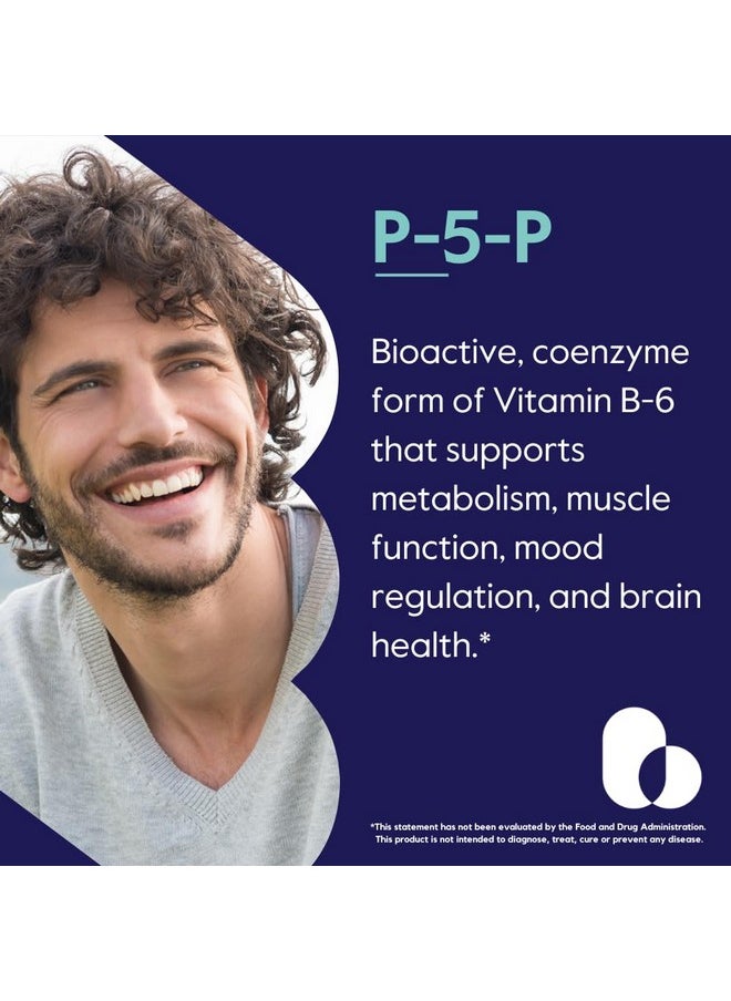 BESTVITE P-5-P 100mg (120 Vegetarian Capsules) (CoEnzymated Form of B-6) - No Stearates - Vegan - Non GMO - Gluten Free - No Silicon Dioxide - No Gelatin - pzsku/Z57AFCFCA31663E2A9219Z/45/_/1739863673/93c90aa4-bc97-475c-870e-35e02156c7df