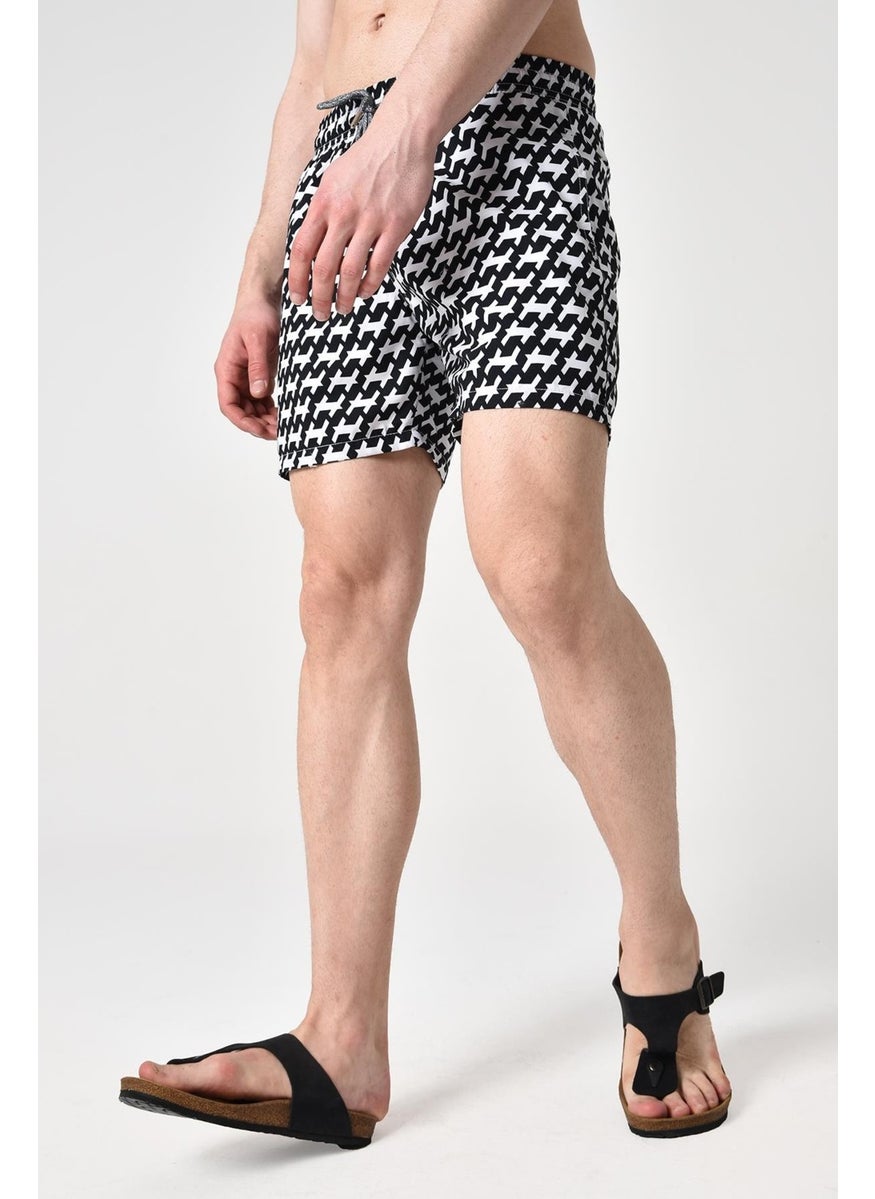 Patterned Swim Shorts (E22-GRANZ00)