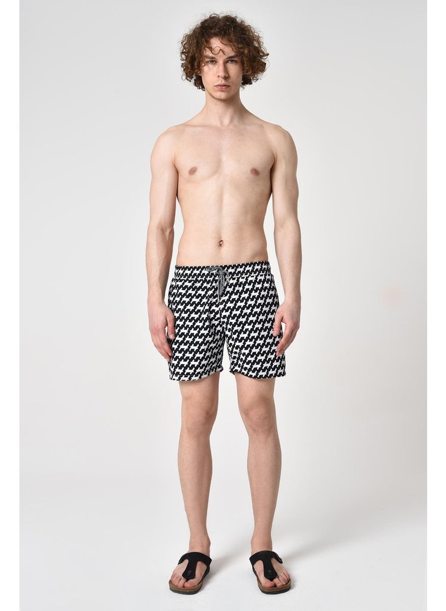 Patterned Swim Shorts (E22-GRANZ00)