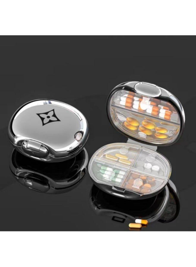 1 Pcs Travel Pill Organizer, Portable Daily Pill Case Holder Container for Vitamins, Medicines - Image 1