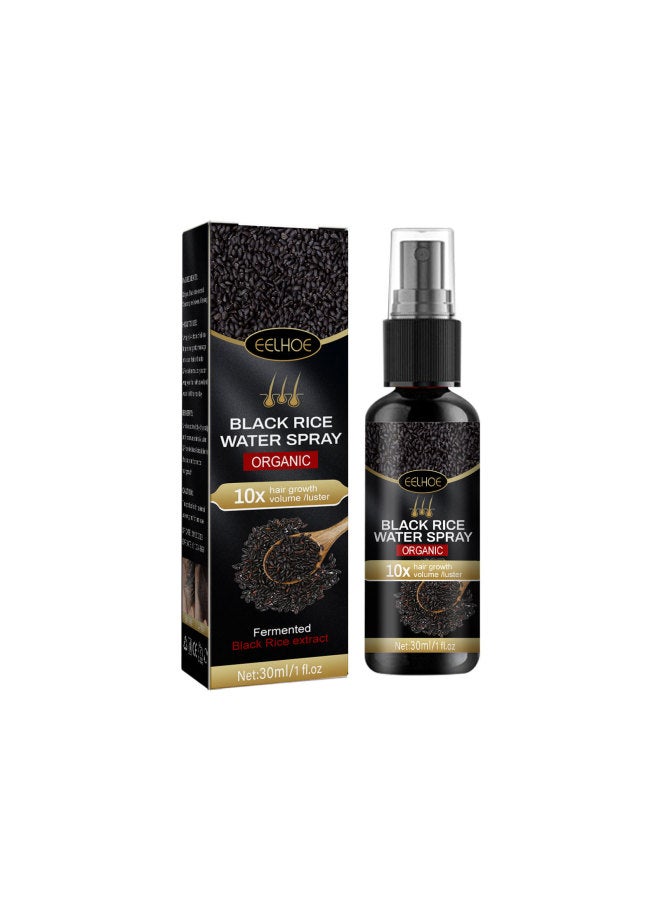 EELHOE Black Rice Hair Spray Strengthens And Firms Hair, Repairs And Moisturizes Hair Roots, Smoothes Hair Growth Spray - Image 5