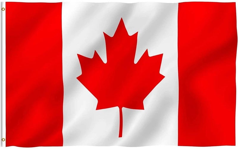 Boolavard World Cup 2026 Flag - Official National Flag 5ft X 3ft Large Double Sided With Brass Eyelets USA Canada Mexico (Canada) - Image 2