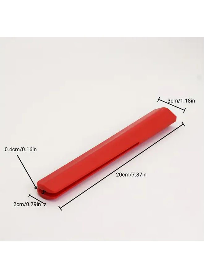 Red Portable Squeeze Bottle For Jam Sauce With Ergonomic Handle Durable Kitchen Tool For Portion Control Easy Cleanup - Image 2