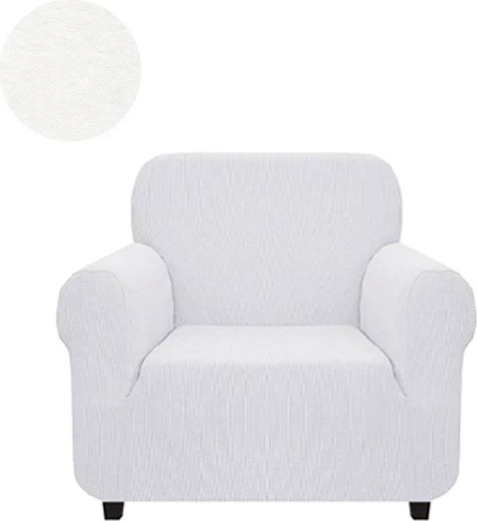 Elgeyar High Flexible Lycra Fabric Honeycomb Pattern Tek Seat Sofa, Armchair Cover, Elastic,