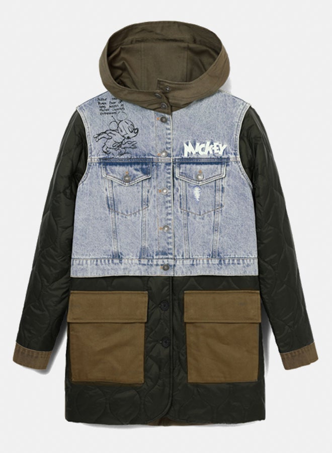 Hybrid Parka With Mickey Hood