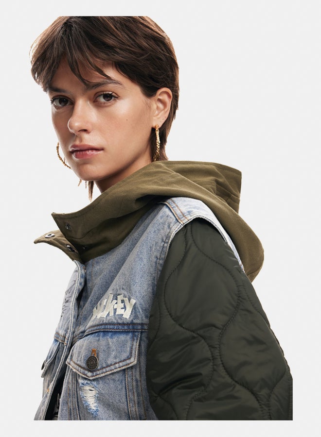 Hybrid Parka With Mickey Hood