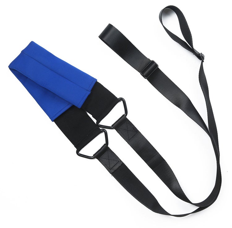 Generic Ballet Soft Opening Belt Stretch Elastic Stretch Belt Dance Practice Tension Belt Blue