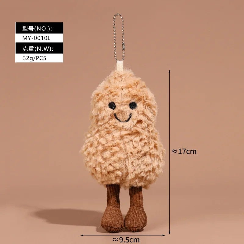 Y&D High Quality Cotton Stuffed Vegetables and Fruit Keychains Creative Soft Pendants and Toys - Image 3