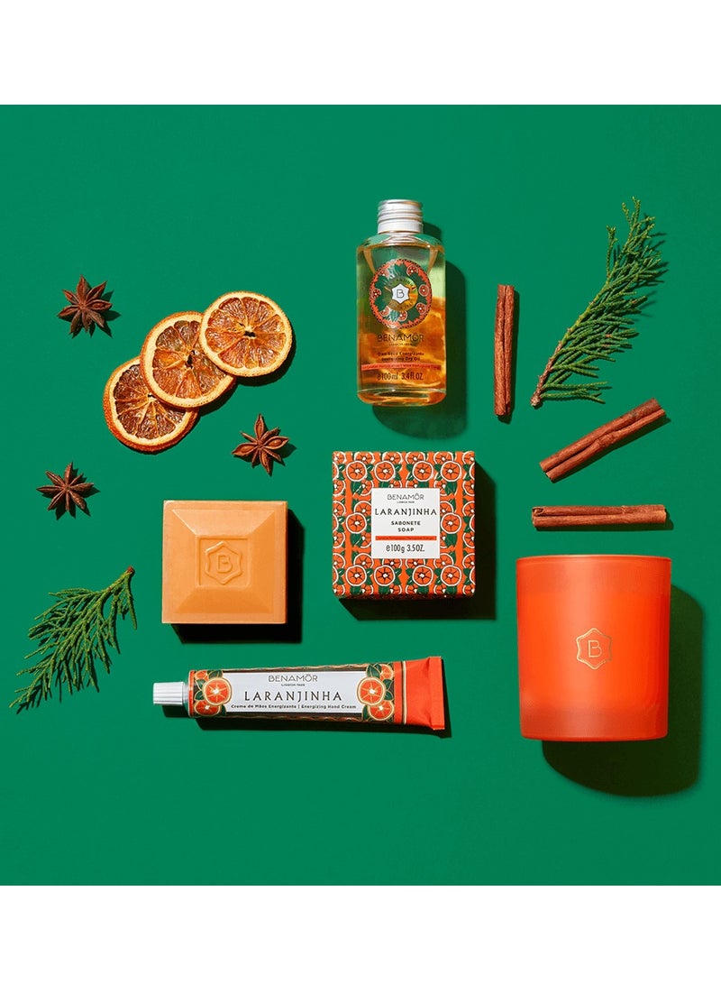 BENAMÕR Laranjinha Shower Cream | Energising Body Wash with Portuguese Orange Extract | Hydrating, Refreshing & Velvety Foam | Vegan, Paraben Free – 500ml - Image 3