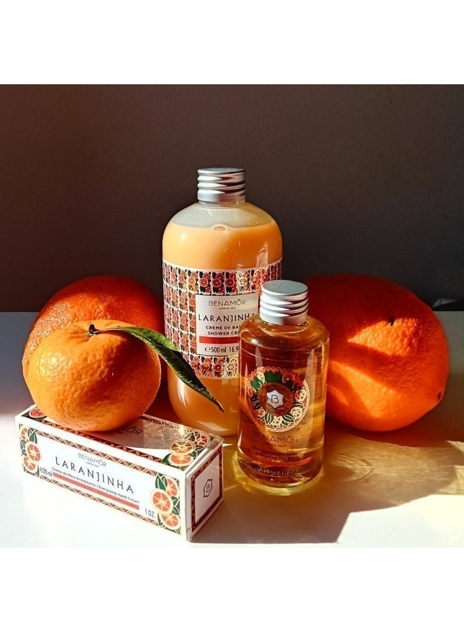 BENAMÕR Laranjinha Shower Cream | Energising Body Wash with Portuguese Orange Extract | Hydrating, Refreshing & Velvety Foam | Vegan, Paraben Free – 500ml - Image 4
