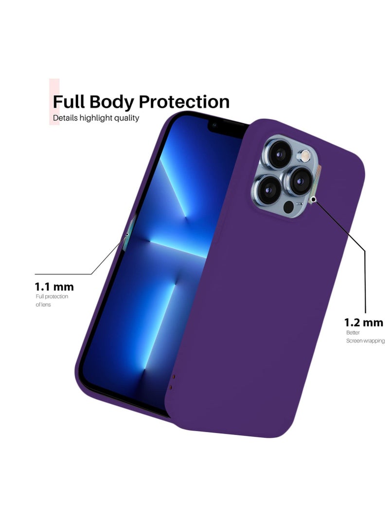 Silicone Case Compatible with iPhone 14 Phone Case with Silky Soft Touch, Shockproof Case with Microfiber Lining - Image 2