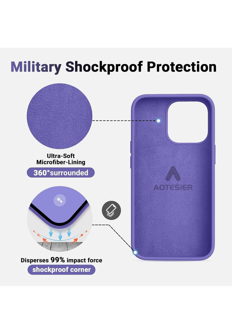 Silicone Case Compatible with iPhone 14 Phone Case with Silky Soft Touch, Shockproof Case with Microfiber Lining - Image 3