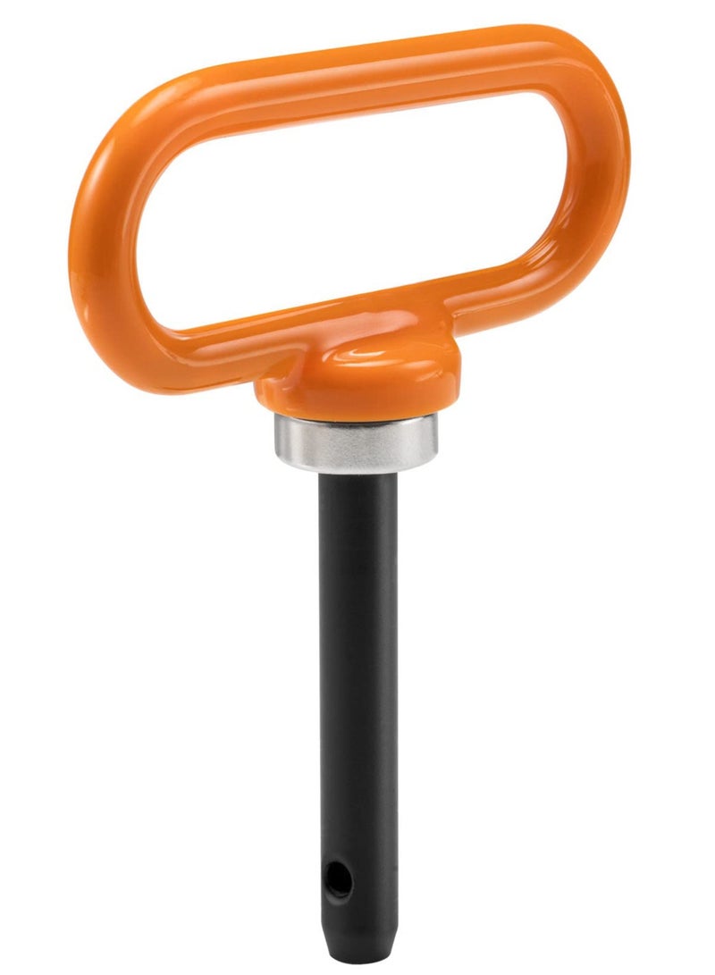Excefore Magnetic Hitch Pin, Lawn Mower Trailer Hitch Pins, 1/2" Trailer Gate Pin for Towing Tractor, for Simple One Handed Hook On & Off - Securely Hitch Lawn & Tow Behind Attachments - Image 1