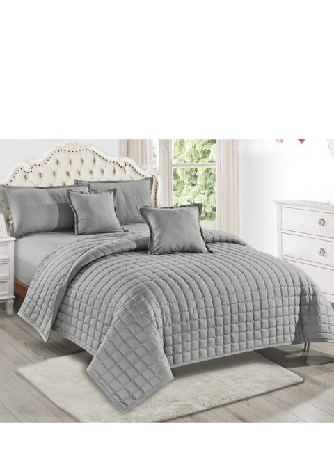 Summer single and a half bed sheet, plain, compressed, consisting of 4 pieces, to give you a refreshing summer, size 170*210 cm