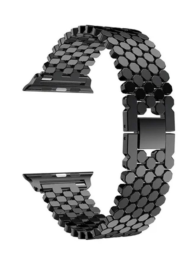 Captaintech Stainless Steel Loop Strap Replacement Band For Apple Watch 42/44/45/49mm Series 7/6/5/4/3/2/1 - Image 1