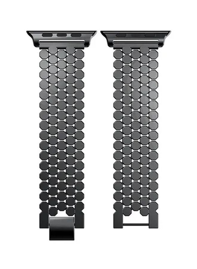 Captaintech Stainless Steel Loop Strap Replacement Band For Apple Watch 42/44/45/49mm Series 7/6/5/4/3/2/1 - Image 2