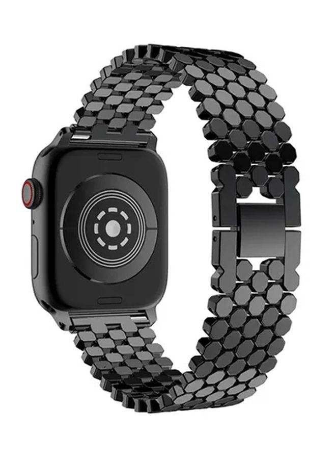 Captaintech Stainless Steel Loop Strap Replacement Band For Apple Watch 42/44/45/49mm Series 7/6/5/4/3/2/1 - Image 3