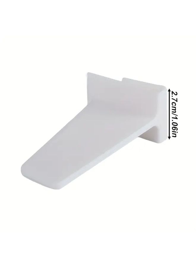 Rv Adjustable Fridge Divider Heavy Duty White Adjustable Shelf For Rv Caravan Refrigerator Space Saving Door Wall Mounted Organizer Free Installation Fits Most Camper Motorhomes 1pc - Image 2