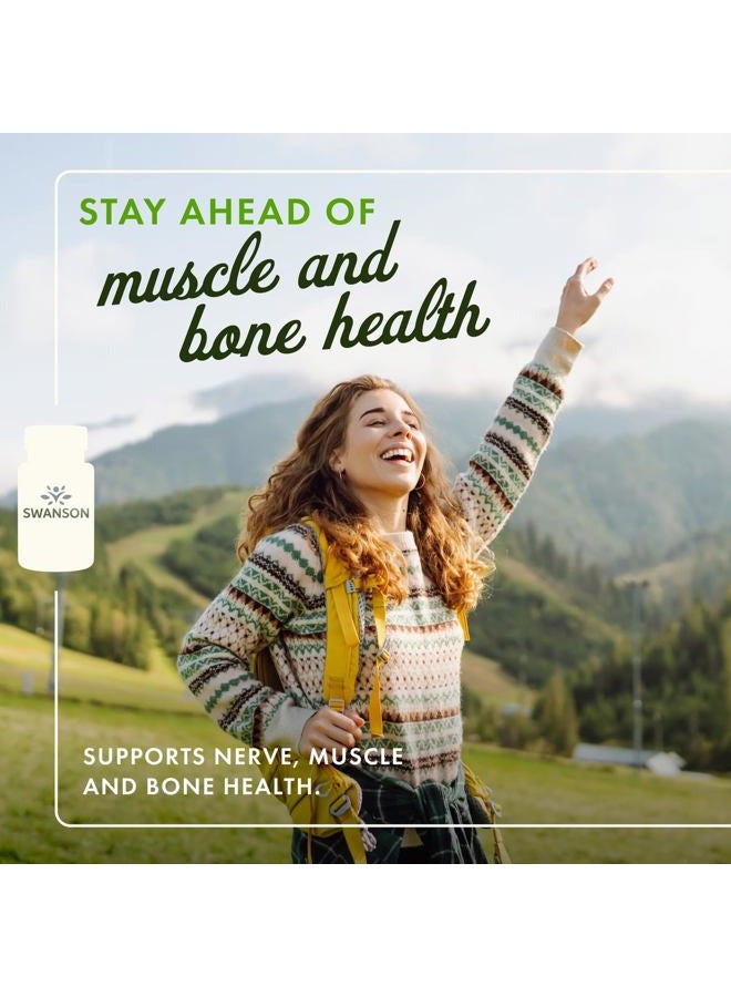 SWANSON Magnesium 200 Mg 500 Capsules - Image 2