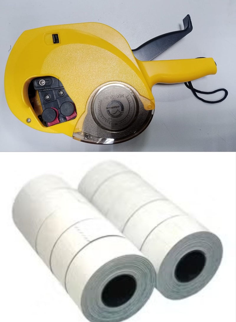 آلة طباعة السعر والتاريخ بخطين للطباعة، - Image 3