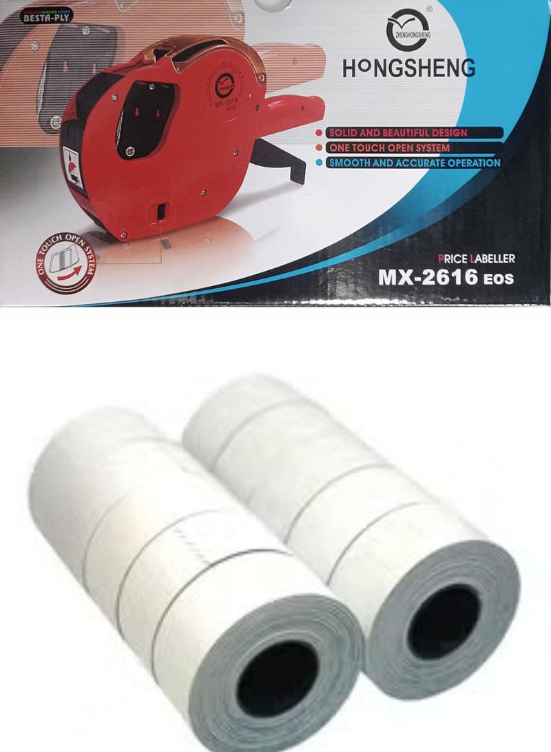 آلة طباعة السعر والتاريخ بخطين للطباعة، - Image 4