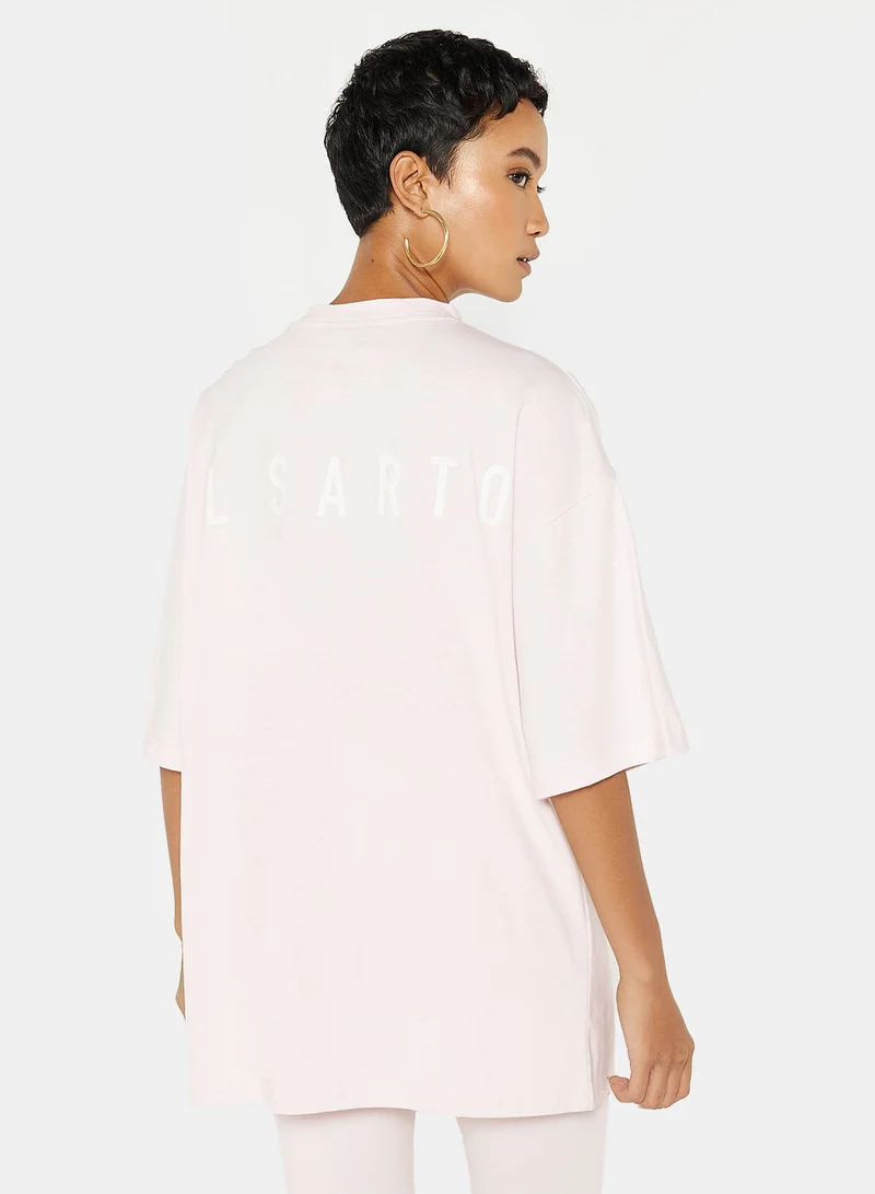 IL SARTO Logo Oversized T-Shirt