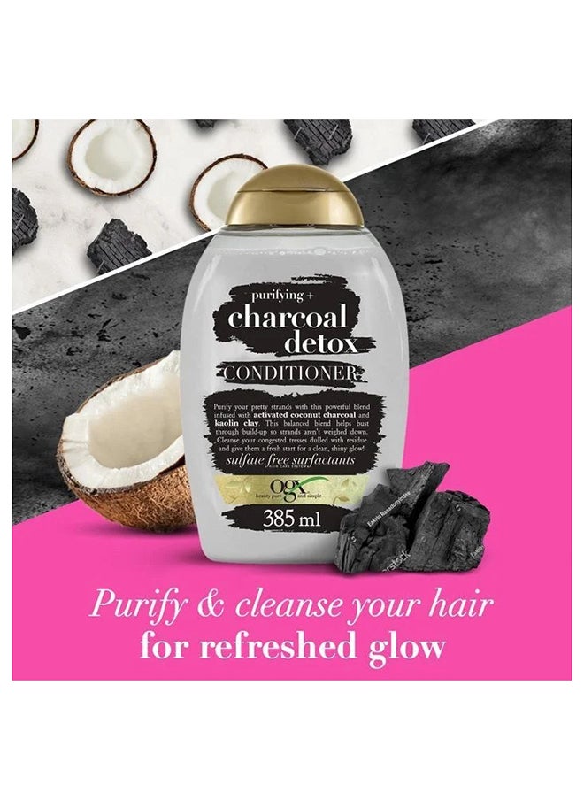 Ogx Purifying And Charcoal Detox Conditioner 385 Ml  - Image 2