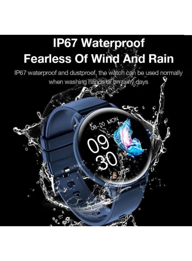 أولون ساعة Aolon GTR Mini الذكية بشاشة 1.39 بوصة HD مع خاصية الاتصال عبر البلوتوث ومراقبة معدل ضربات القلب و115 وضع رياضي مقاومة للماء IP67 ومتوافقة مع أندرويد وiOS - Image 2