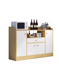 Sharpdo Sharpdo Modern Minimalist Multifunctional Kitchen Cupboard Storage Cupboard Coffee Cabinet 110*30*80 cm  - Image 1
