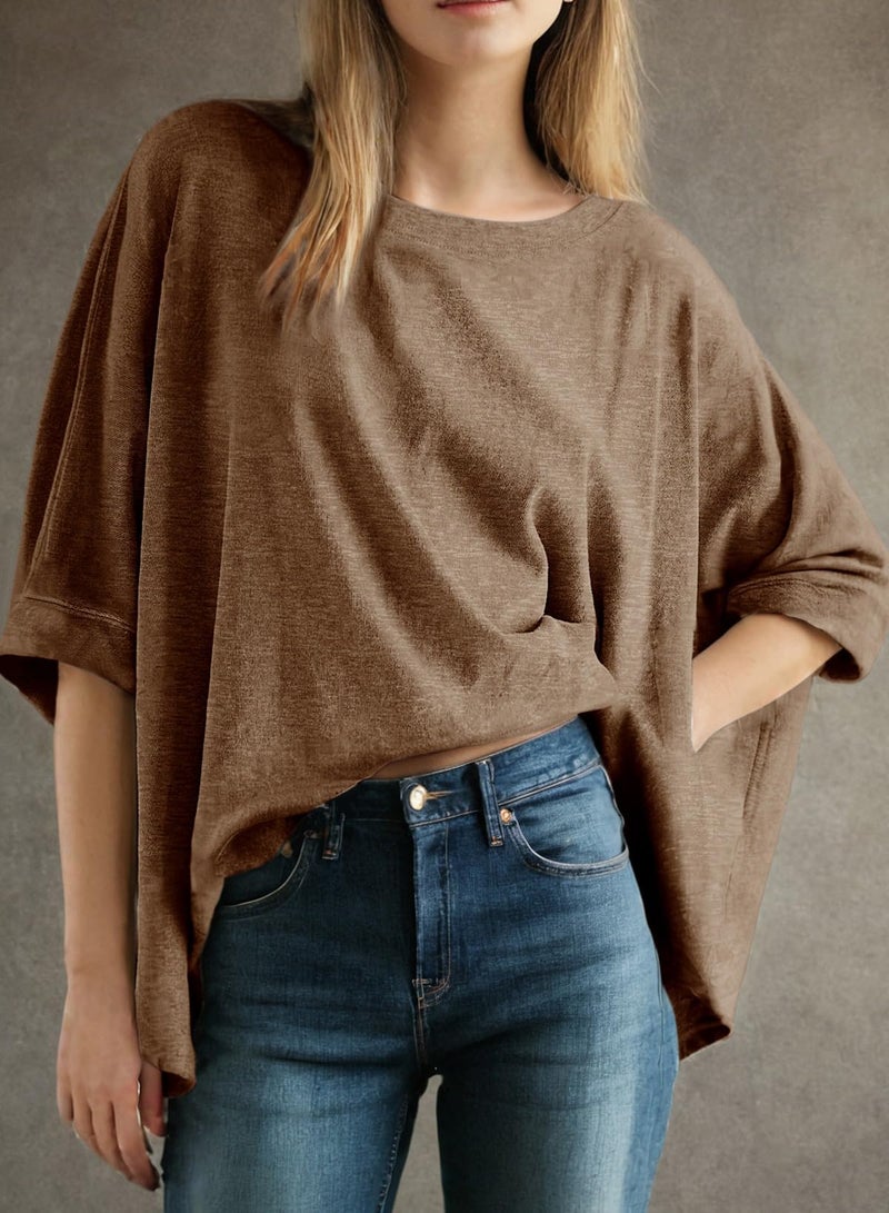 Dokotoo Summer Shirts for Women Plus Size Crop Womens Tops Trendy Cute Ladies Fashion 2026 Spring Workout Gmy Clothes Oversized Tshirts Casual Solid Blouses T-Shirts Beach Outfits Tees Clothing - Image 2