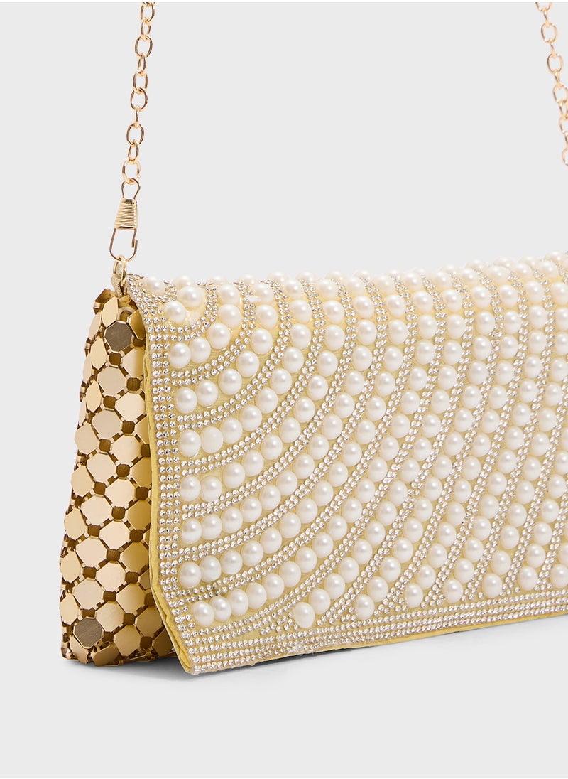 Ella Limited Edition Ladies Sparkly Clutch Bag  - Image 4