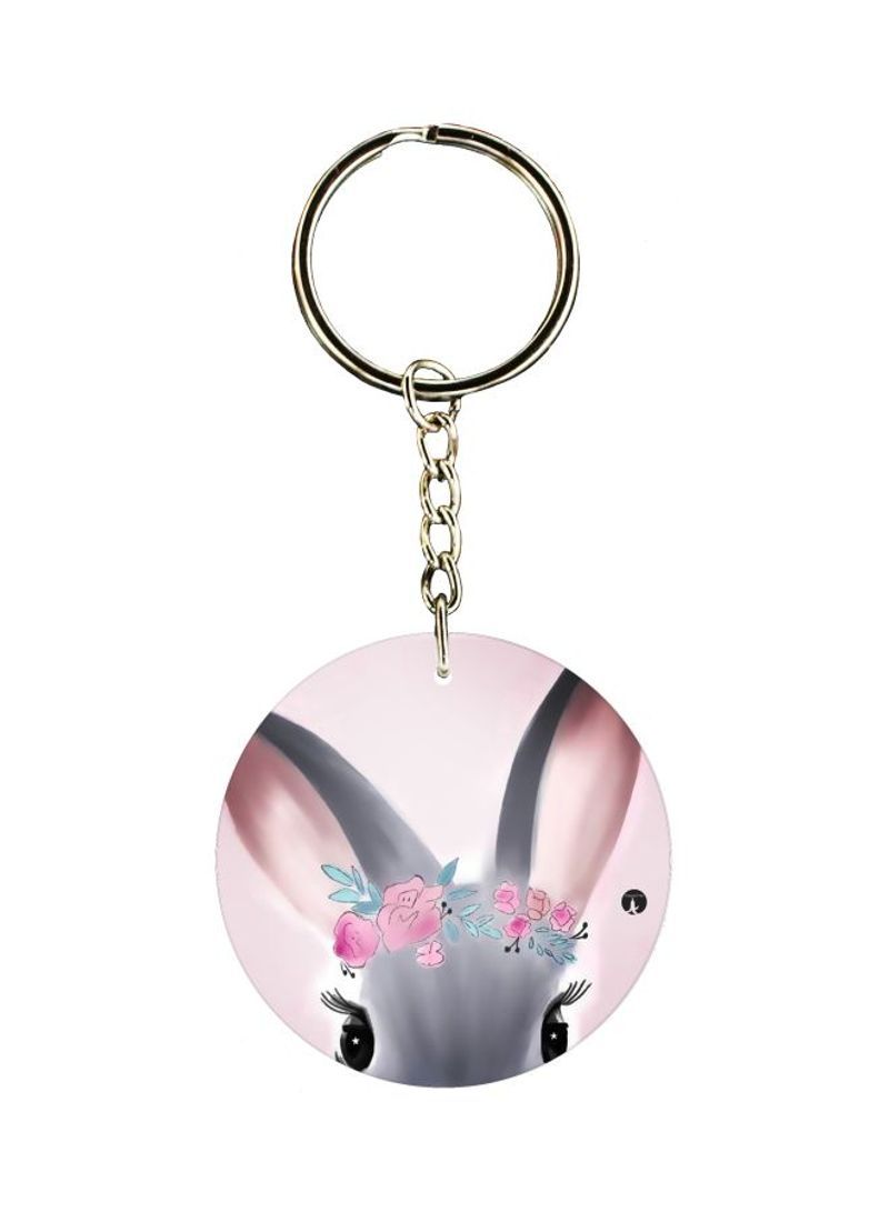 RKN Cartoon Theme Single Sided Keychain