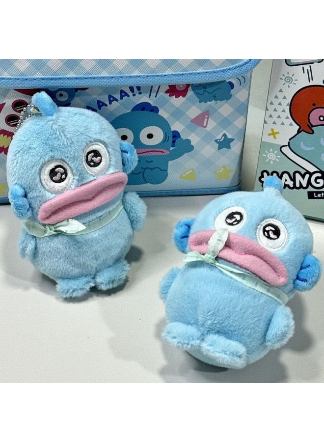 Social Fear Of Ugly Fish Clown Fish Ornaments Plush Doll Hanton Doll Pendant Plush Toy Cunnable Sitting Mermaid-Color:Ugly Fish Plush Pendant [two]
