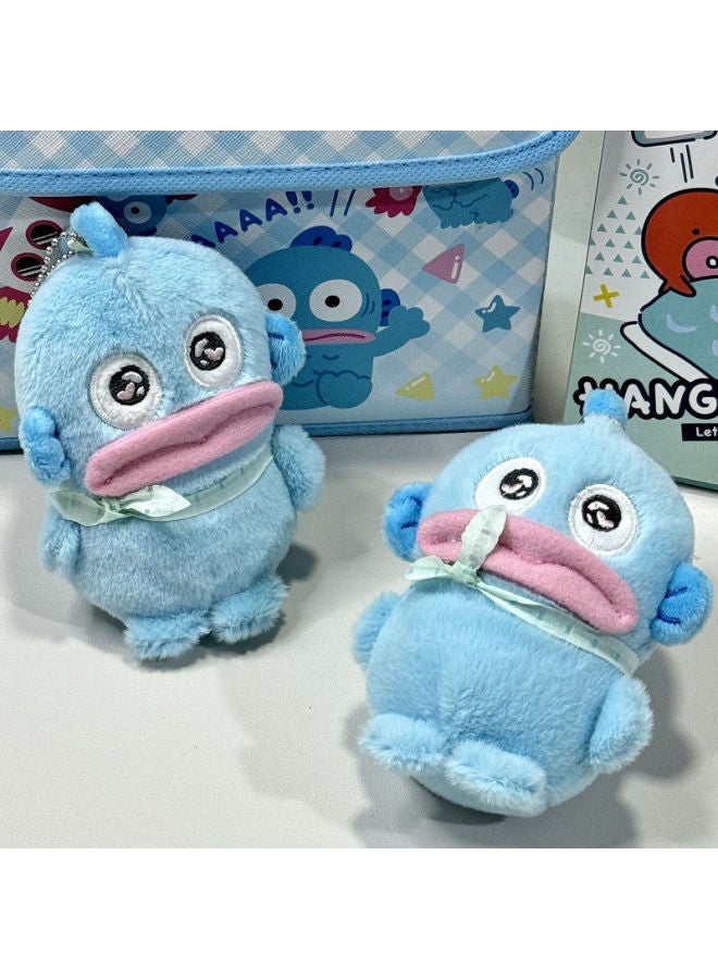 Social Fear Of Ugly Fish Clown Fish Ornaments Plush Doll Hanton Doll Pendant Plush Toy Cunnable Sitting Mermaid-Color:Ugly Fish Plush Pendant [two]