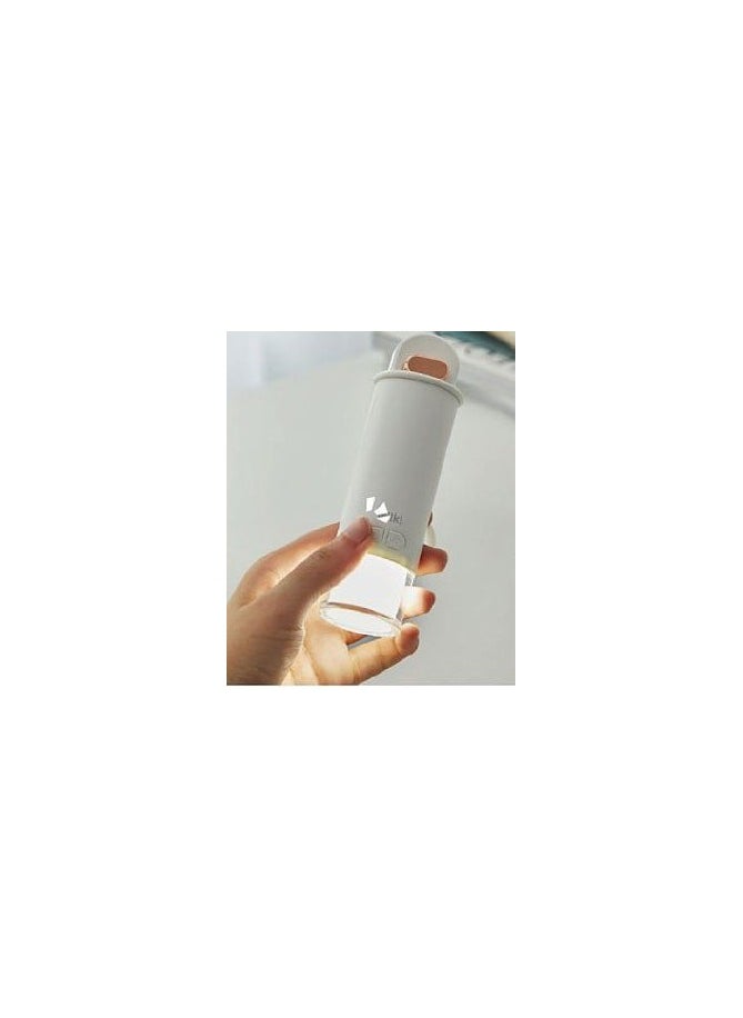 ماركة غير محددة - مروحة يد محمولة مع كشاف LED – قابلة للشحن عبر USB وعلقة للتعليق - Image 1