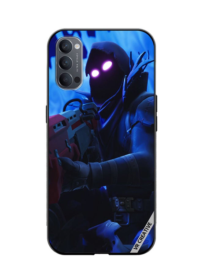 VR CREATIVE Protective Case Cover For Oppo Reno4 Pro 5G Fortnite Design Multicolour - Image 1