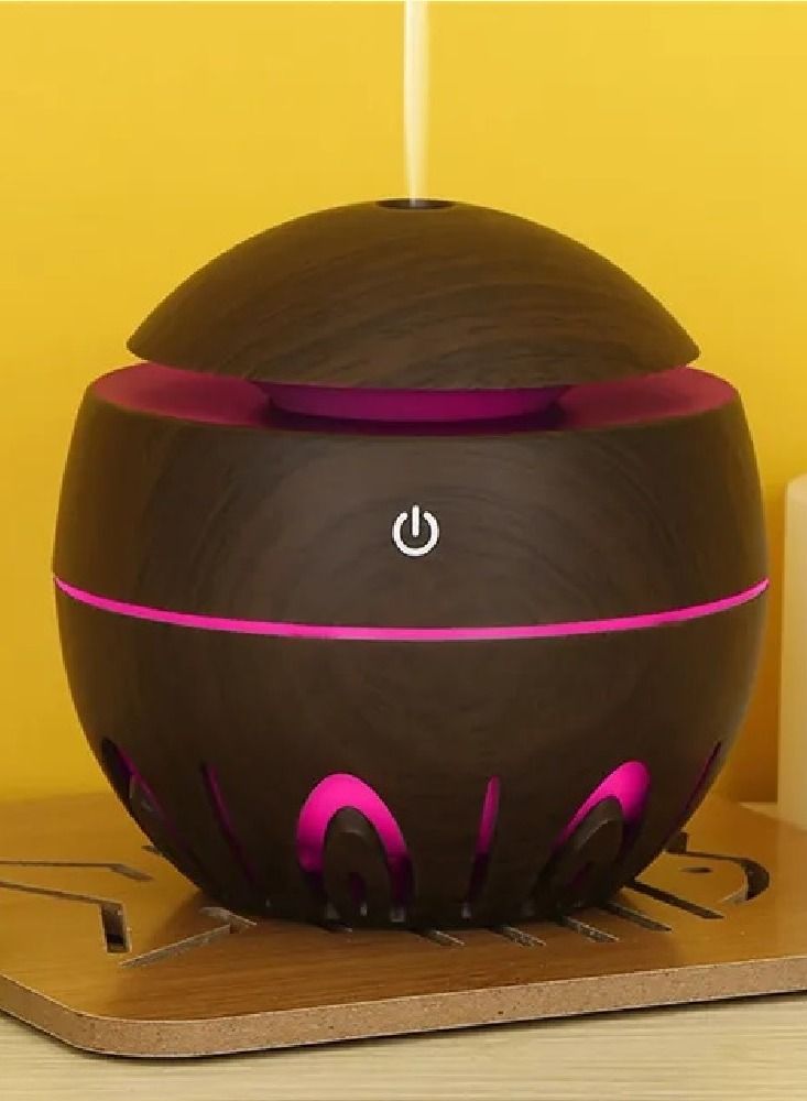 Bosidin Wooden Ultrasonic Air Humidifier USB Aroma Diffuser for Home Office Fragrance 