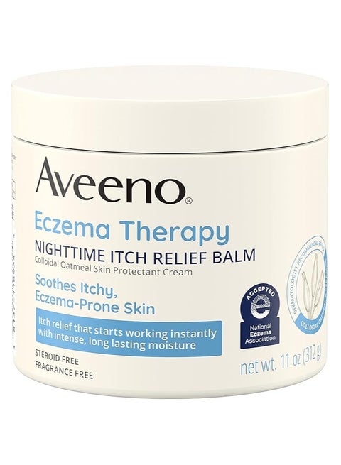 Eczema Therapy Nighttime Itch Relief Balm Fragrance Free 11 oz 312 g