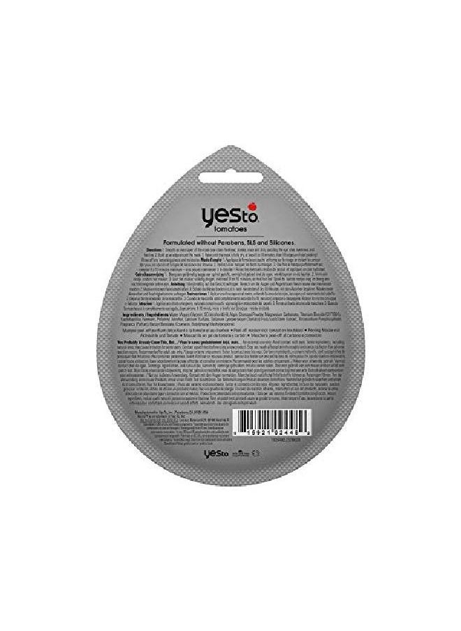 Yes To - Tomatoes Charcoal Peeloff Mask Exfoliating Formula To Retain & Restore Skins Balance Peel Away Impurities With Charcoal & Antioxidants Natural Vegan & Cruelty Free 3 Pack 033 Ounce - Image 1