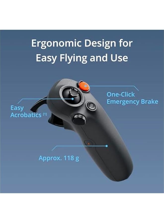 Immersive Motion Control FPV Smart Controller for Drones, Portable and Compact Design with Emergency Brake and AR Cursor, Intuitive Drone Controller for Various Models