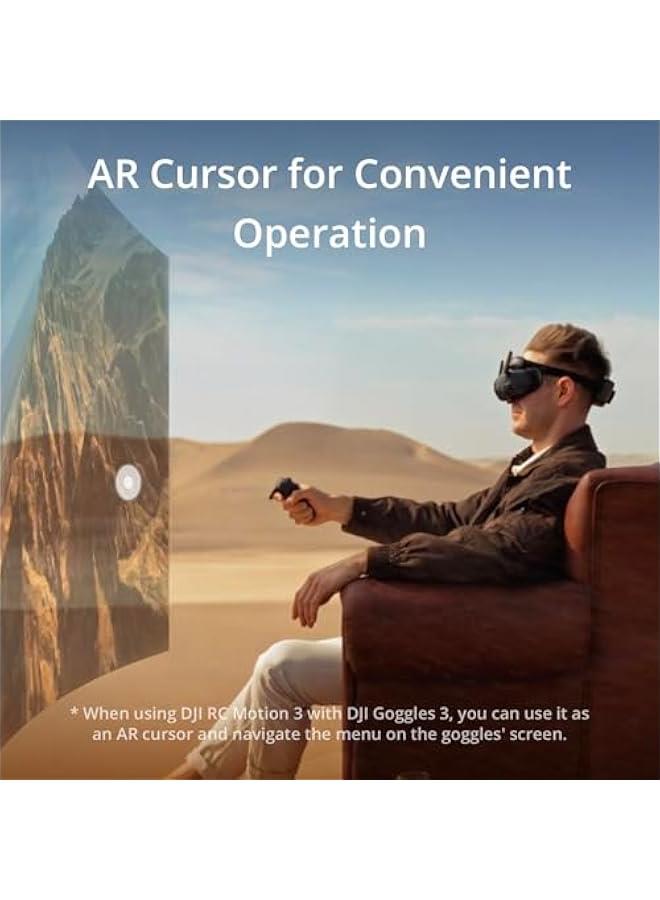 Immersive Motion Control FPV Smart Controller for Drones, Portable and Compact Design with Emergency Brake and AR Cursor, Intuitive Drone Controller for Various Models