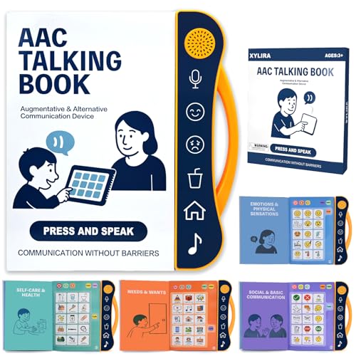 Xylira AAC Device for Autism, Communication Board for Nonverbal Kids & Adults, Speech Therapy Materials with 8 Programmable Buttons & Adjustable Volume, Gifts for People with Autism Classroom Must Haves - Image 1