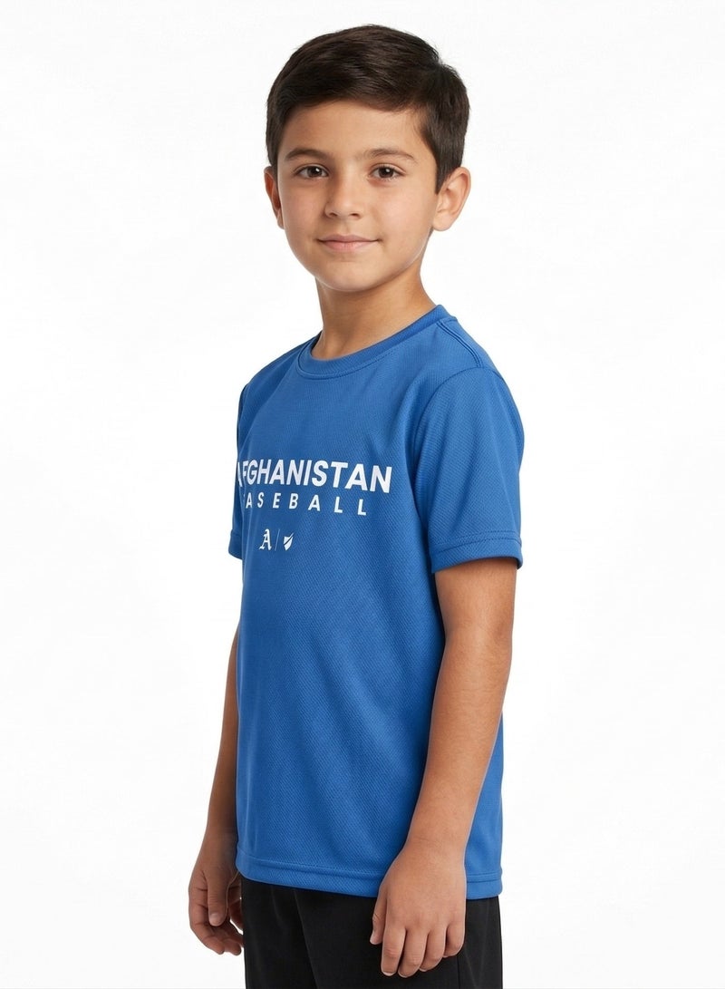 Baseball United Afghanistan Baseball National Team Kids' Lifestyle T-shirt - Image 2