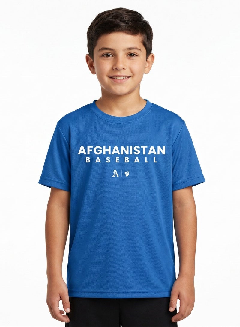 Baseball United Afghanistan Baseball National Team Kids' Lifestyle T-shirt - Image 1