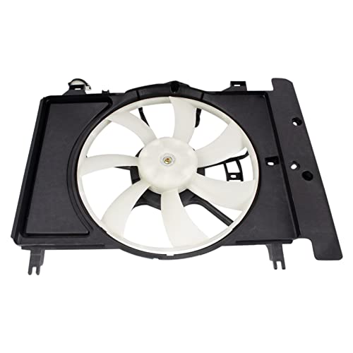 TRQ Radiator Cooling Fan Assembly Compatible with 2007-2014 Toyota Yaris TO3115145 - Image 3